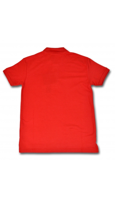 Classic Collar T-Shirt ( Dark Red )