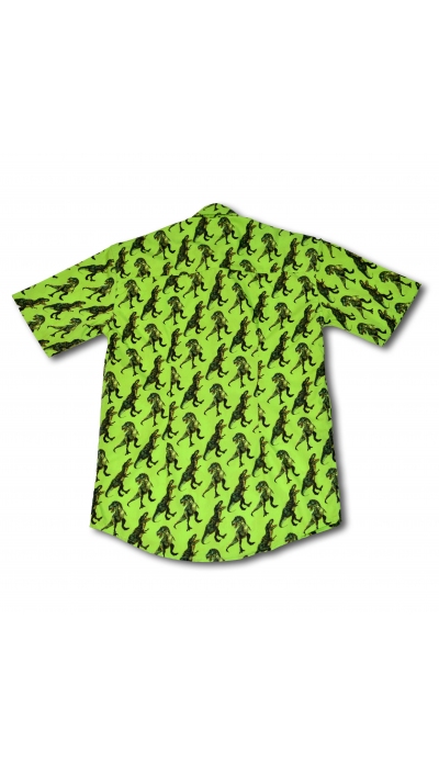 Tailored Printed Shirt Green Dino